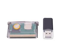 Vikye Compatible con Tarjeta Tipo Cartucho de Juego, Formato FAT de 2 GB, Solución de Almacenamiento de Juegos Ideal para Entusiastas de la Consola (Negro Transparente)