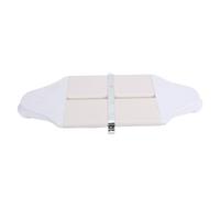 Vikye Conector de Tubo Plano ABS Resistente para Ventilación Segura del Hogar, Dintel de Conducto de Aire Fresco, 80mm, 2 Unidades