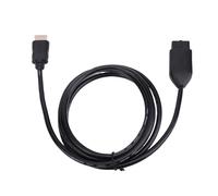 Vikye Convertidor N64 a HDMI, Señal de Vídeo de Consola de Juegos N64 a Señal HDMI, Adaptador de Conexión Fácil, Compatible con/SNES/NGC/SFC