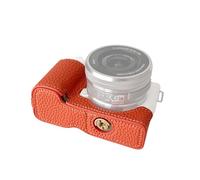 Vikye Funda Protectora para Cámara ZVE10 Diseño Inferior con Apertura Material Premium para Entusiastas de la Fotografía Negro (Orange)