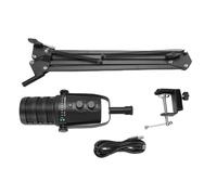 Vikye Kit de Brazo de Boom de Micrófono, Interfaz Dual XLR USB con Perillas de Capacitación y Control en Forma de Corazón para Podcast de Grabación de Estudio, Teléfono Inteligente