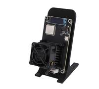 Vikye Máquina de Minería Bitcoin Miner Home BTC, 1.2TH/s Hashrate 18W/TH con Chip ASIC BM1370 y WiFi 2.4G, para Minería de Código Abierto AxeOS (Enchufe de la UE)