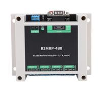 Vikye Módulo de Retransmisión con Aislamiento de Optoacopler para la Interfaz RS232, Interruptor de Retransmisión GPIO para Proyectos de Bricolaje para Control de Automatización (R2MRP-4B0)