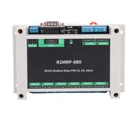 Vikye Módulo de Retransmisión con Aislamiento de Optoacopler para la Interfaz RS232, Interruptor de Retransmisión GPIO para Proyectos de Bricolaje para Control de Automatización (R2MRP-8B0)