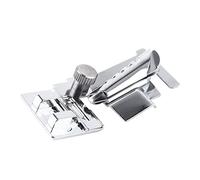 Vikye Pie para Encuadernación con Cinta Al Bies para Dobladillo Fácil, Prensatelas Duradero de Acero Inoxidable para Máquinas de Coser Domésticas, Apto para XL2600, BM2600, NV30
