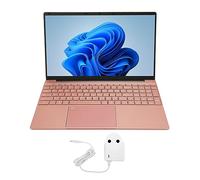 Vikye Portátil de 15,6 Pulgadas con Pantalla IPS 2K, 16 GB de RAM,11, Teclado Retroiluminado de Tamaño Completo, Duración de Batería de 8 Horas, Puertos USB, Rosa (16+2TB Enchufe