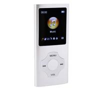Vikye Reproductor MP3 con Bluetooth 5.3, Sonido HiFi sin Pérdidas con Altavoz HD Incorporado, Grabadora de Voz y Radio FM, para Deportes, Gimnasio, Correr (Gris-Plata)