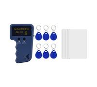 Vikye RFID Reader Writer, fotocopiadora de Tarjetas de identificación de Mano + 6 Etiquetas grabables + 6 Tarjetas para Oficina comunitaria, duplicadora de Tarjetas de identificación RFID