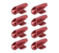 Vikye Silbatos de Ciervo Mejorados para Coche, Cuerno de Ciervo, Silbato con Cintas Adhesivas para Vehículos, Baúles, Motocicletas, Accesorios Exteriores de Coche, Paquete de 8 (rojo)