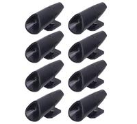 Vikye Silbatos de Ciervo Mejorados para Coche, Cuerno de Ciervo, Silbato con Cintas Adhesivas para Vehículos, Baúles, Motocicletas, Accesorios Exteriores de Coche, Paquete de 8 (BLACK)