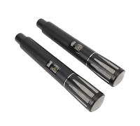 Vikye Sistemas de Micrófono Inalámbrico, UHF, Alcance de 100m, Kit de Micrófono Dinámico de Mano Inalámbrico UHF con Receptor para Karaoke/Canto/Iglesia (Black)