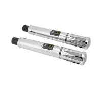 Vikye Sistemas de Micrófono Inalámbrico, UHF, Alcance de 100m, Kit de Micrófono Dinámico de Mano Inalámbrico UHF con Receptor para Karaoke/Canto/Iglesia (Silver)