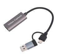 Vikye Tarjeta de Captura de Video, Dispositivo de Captura de Juegos 4K 1080P HDMI USB Tipo C, para PC, Computadora Portátil, Teléfono, Transmisión OBS, Interruptor de Grabación, C