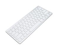 Vikye Teclado Inalámbrico, Teclado Universal Bilingüe Ergonómico Bluetooth, Teclado Compacto Ultradelgado Portátil para PC Portátil (Diseño QWETZ en español)