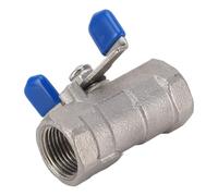 Vikye Válvula de Bola de 3/8 -bc -npt 1.6 MPa Válvula de Bola de Acero Inoxidable 1000wog para Jardín