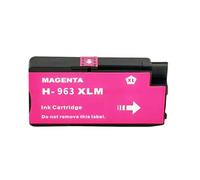 Vil-xh 4Color for Cartucho de Tinta de inyección de Tinta 963XL 963 for Impresora Off-eJet 9010 9015 9020 9022 9025 9012 9018(Magenta)
