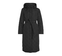 Vila Vikante Quilted L/S Coat-Noos Abrigo Acolchado, Negro, 40 para Mujer