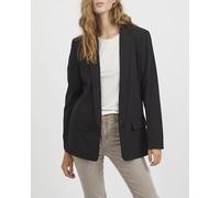 Vila Blazer de mujer con bolsillos y solapa. Negro 36