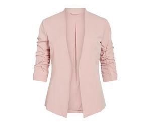 Vila Blazer Femenino Manga 3/4 Ajuste, Misty Rose., XS