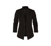 Vila Clothes Viher 3/4 New Blazer-Noos, Chaqueta de Traje Mujer, Multicolor (Black), 40 (Talla del Fabricante: Large)