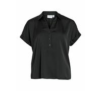 Blusa de manga corta Mujer Talla 34. Color Negro
