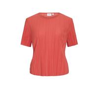 Vila Viplisa O-Neck S/S Top - Noos, Paprika, XS