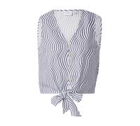 VILA Blusa 'VIDanelli' marino / blanco XXL marino / blanco