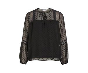 Vila Blusa Viedee L/S para Mujer, Negro, 42