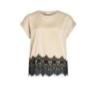 VILA Blusa 'VIELLETTE' greige / negro M greige / negro