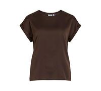 Viellette S/S Satin Top - Noos, marrón (Coffee Bean), 46