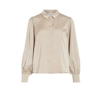 VILA Blusa 'VIEnna Ravenna' greige S greige