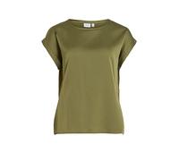 Vila Viellette S/S Satin Top-Noos Camiseta, #Name, 38 Mujeres