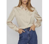 Vila Camisa de mujer satinada. Natural 40