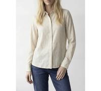 VILA Camisa de rayas. Color Crudo