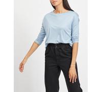 Vila Camiseta de mujer manga 3/4. Azul claro 36 (S)