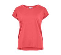Vila Camiseta de Mujer Vidreamers New Pure Noos, Coral, XL