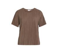 Vila Camiseta de Mujer Viplisa O-Neck S/S Top-Noos, fósil, XL