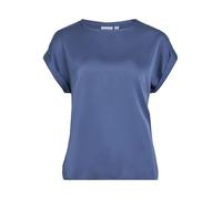 Vila Camiseta de satén, Color Negro, Bijou Blue, 42