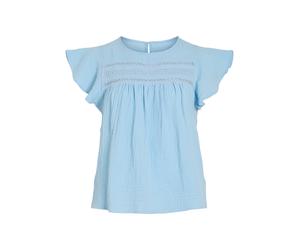 VILA Camiseta 'MULE' azul L EUR