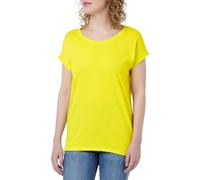 Vila Camiseta para Mujer Vidreamers New Pure Noos, Amarillo, L