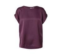 Vila Camiseta de satén para Mujer Viellette S/S Su-Noos, Plum, 38