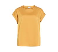 Viellette S/S Satin Top - Noos, Amber Gold, 38