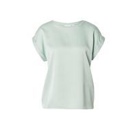 Vila Viellette S/S Satin Top-Noos Camiseta, Verde Menta, 40 Mujeres
