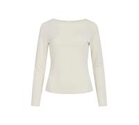 Vila Top Mujer Manga Larga VIMODALA Cuello Barco, Birch1, S