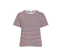 VILA Camiseta 'VINORA' borgoña / blanco XS borgoña / blanco
