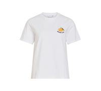 VILA Camiseta 'VINORA' oliva / naranja / negro / blanco XS oliva / naranja / negro / blanco