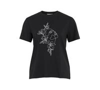 Vila Camiseta Vinora S/S - Noos, Negro (Black Beauty), S