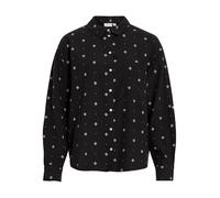 Vila Camiseta Viprisilla Print L/S, Negro (Black Beauty), 38