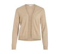 Vila Cardigan Corto Abierto Femenino, Melange Natural., XS