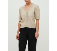Vila Cárdigan de mujer corto botones. Caramelo 44/XXL